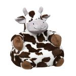 Lovely Casa Pouf enfant Lise marron