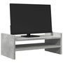 Voir la diapositive 3 : VIDAXL Support de moniteur gris béton 50x27x20 cm bois d ingénierie