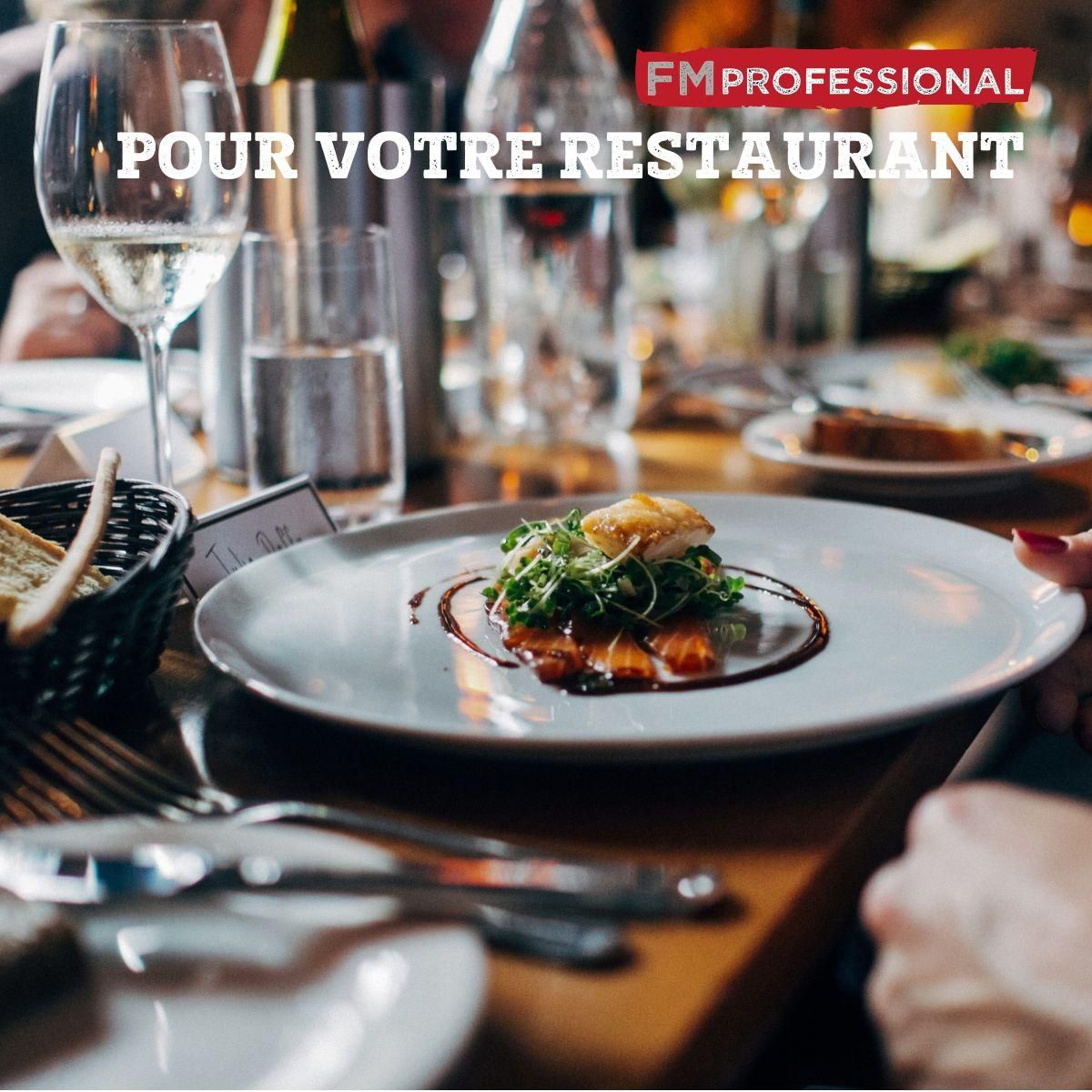 FM PROFESSIONAL Lot de 12 salières/poivrières FM Professional