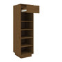 Voir la diapositive 5 : VIDAXL Armoire a chaussures marron miel 30x34x105cm bois de pin massif