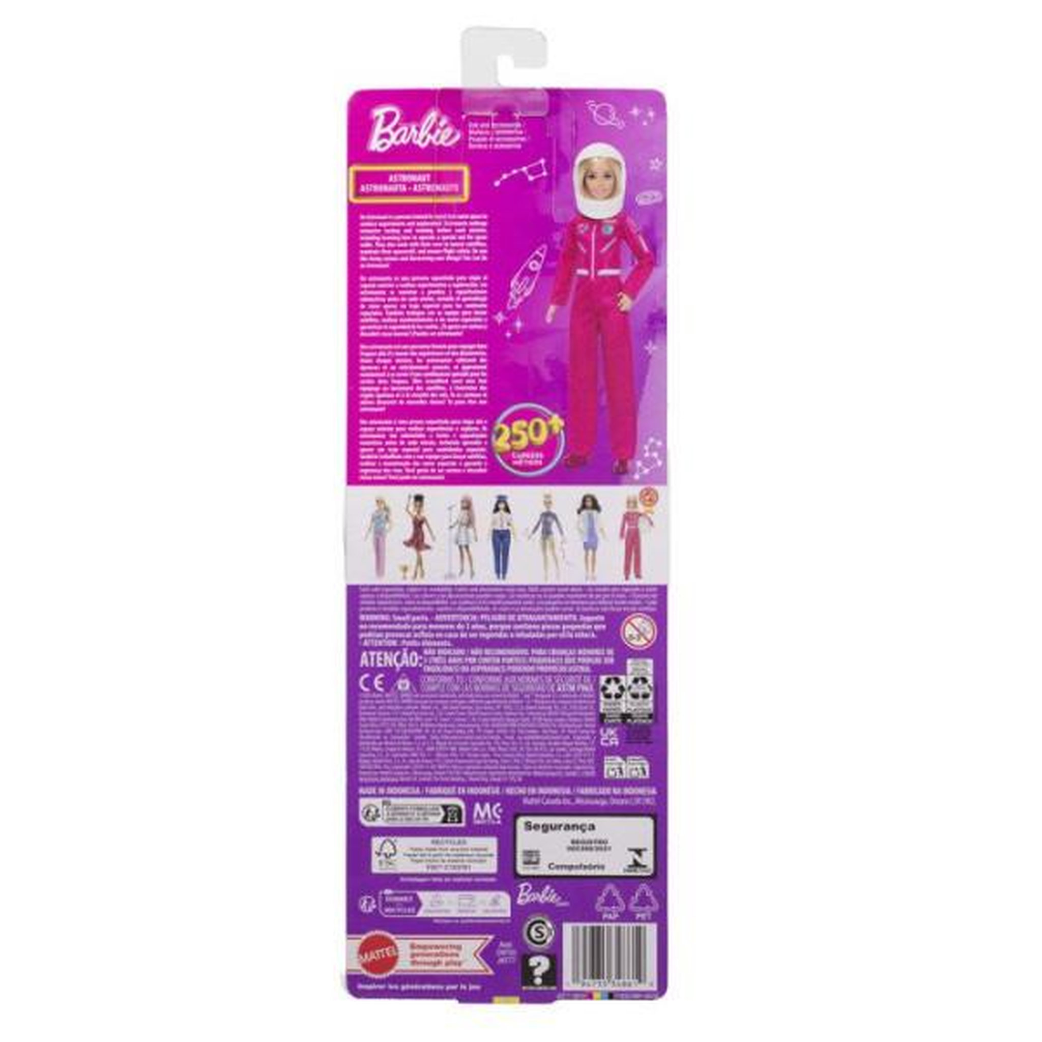 Voir la diapositive 2 : MATTEL Coffret Astronaute - MATTEL - JKF77 - Rose - Tenue amovible - Des 3 ans
