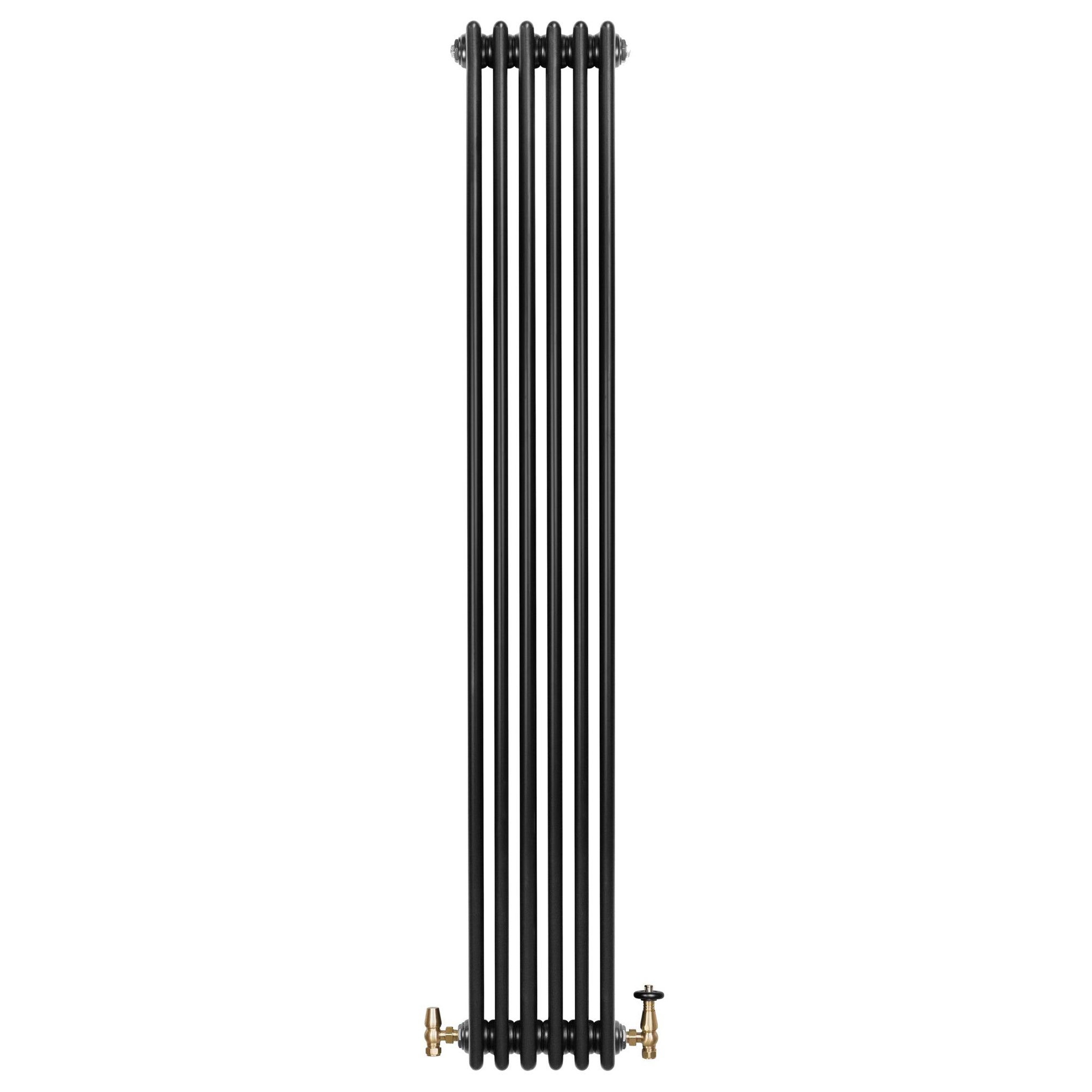 Voir la diapositive 2 : MONSTERSHOP Radiateur traditionnel à 4 colonnes & vannes - 1800 x 290 mm