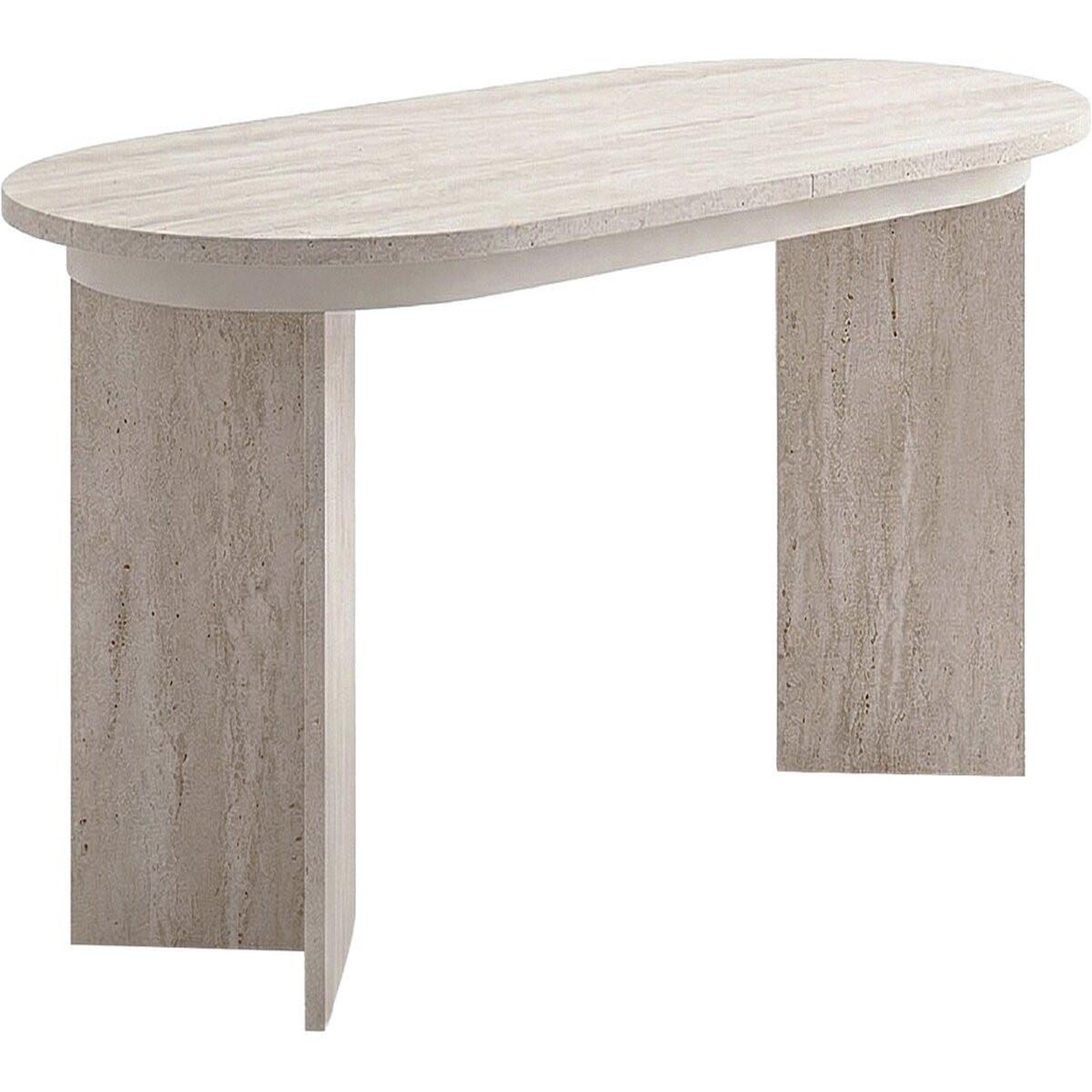 Habitat et Jardin Table repas extensible en bois 160/200 cm  sorell  - 8 places - travertin