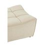 Voir la diapositive 4 : Paris Prix Pouf Matelassé  Grid  92cm Beige