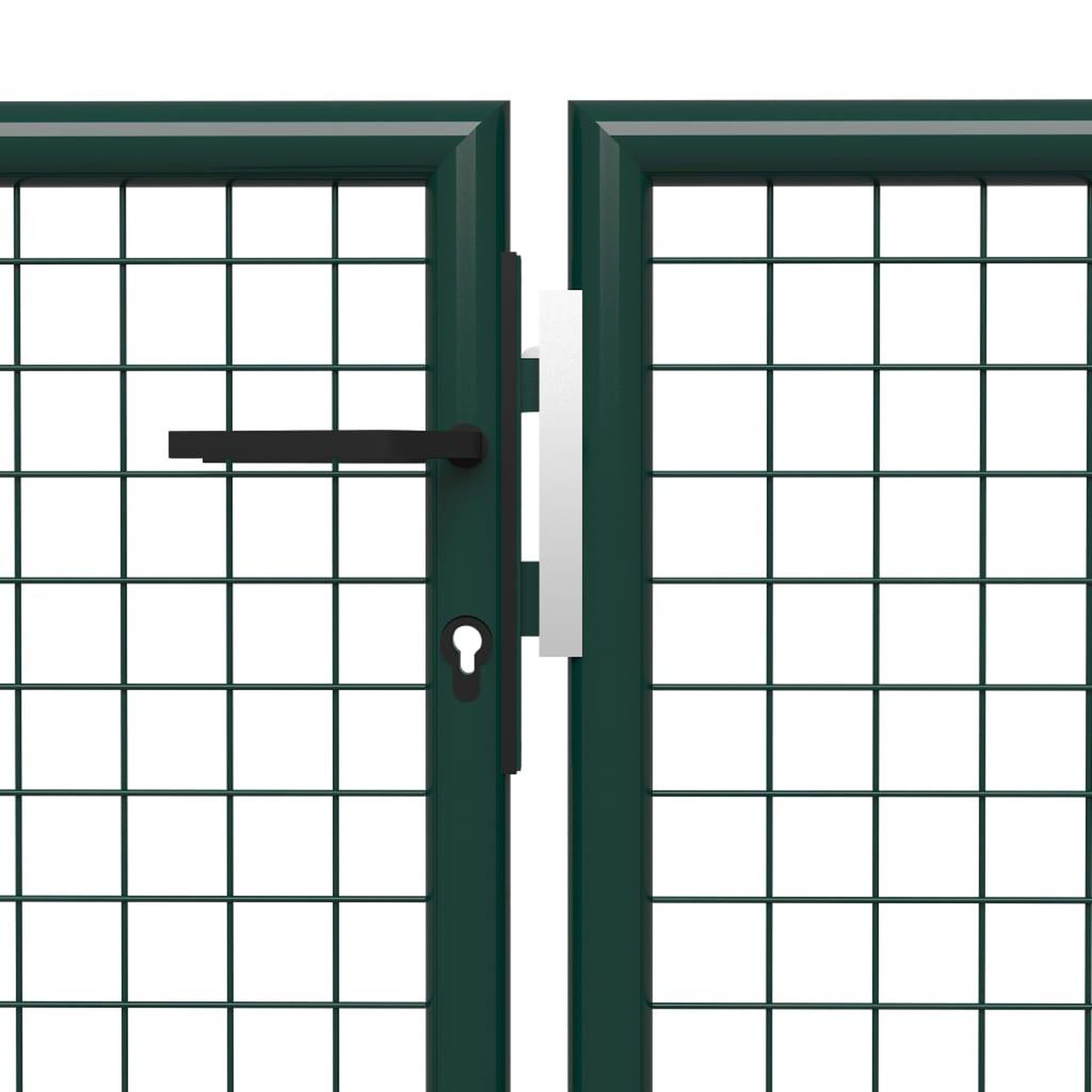 Voir la diapositive 3 : VIDAXL Portail de jardin Acier 400 x 75 cm Vert