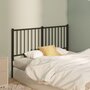 Voir la diapositive 1 : VIDAXL Tete de lit metal noir 120 cm