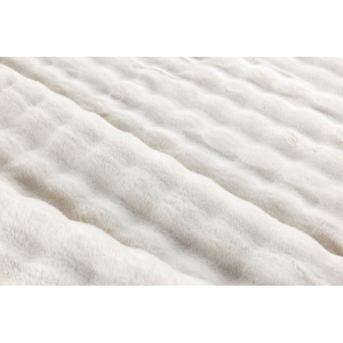 Paris Prix Tapis Imitation Fourrure  Novis  160x230cm Blanc