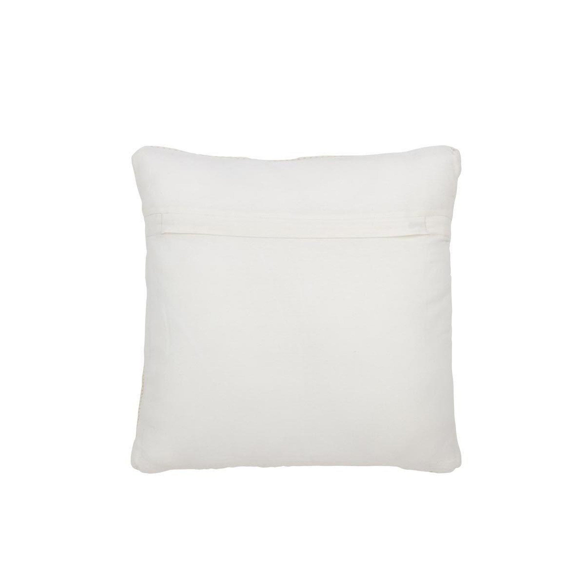 Voir la diapositive 2 : J-LINE Coussin déco en laine  puglia  45x45cm crème