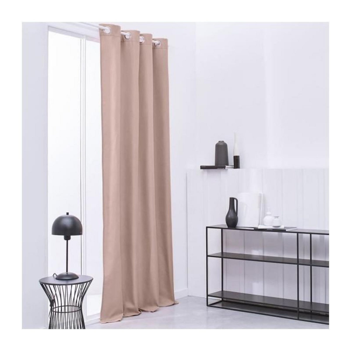 Today TODAY Rideau Isolant Thermique Essential Uni - 140 x 240 cm - Rose des sables