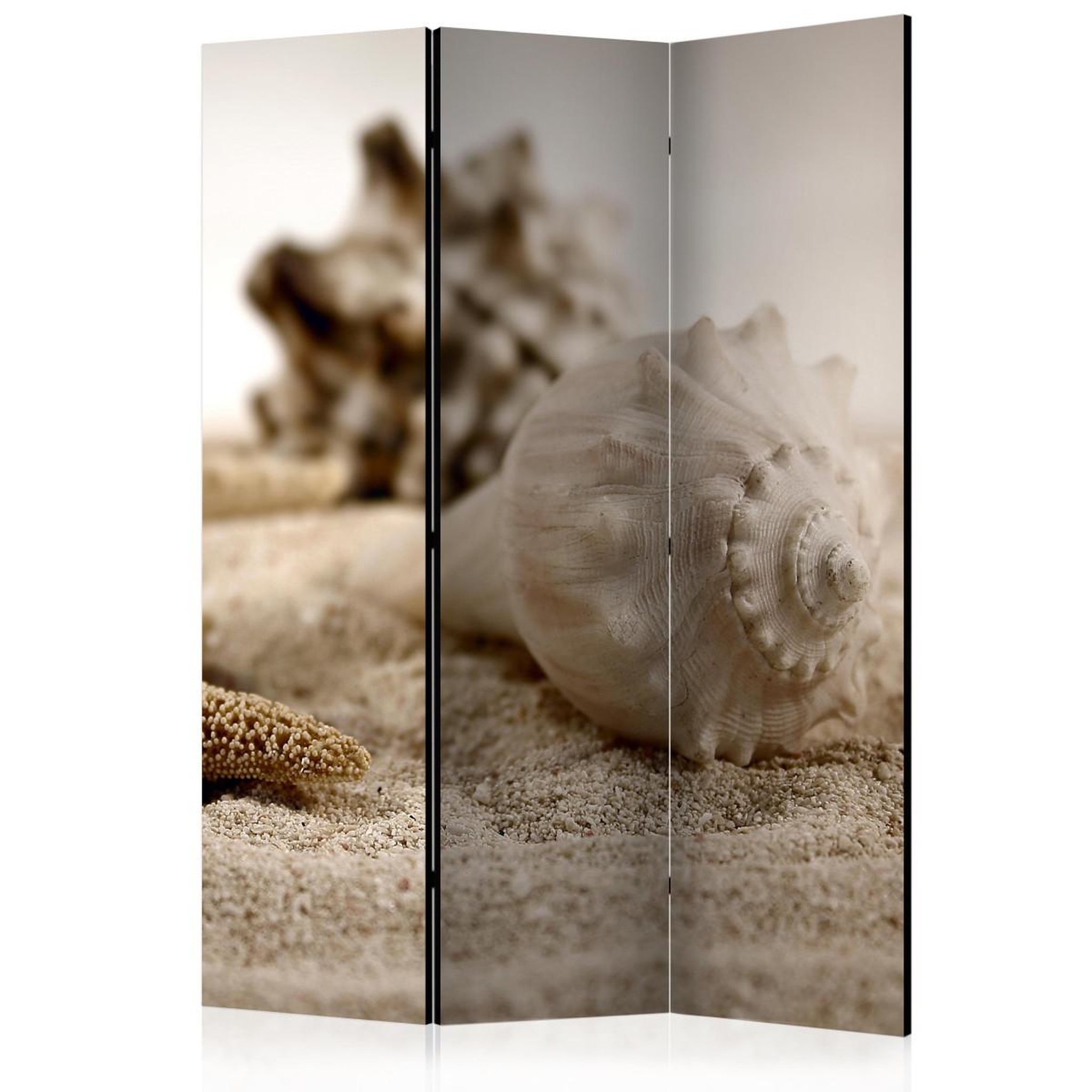 Paris Prix Paravent 3 volets  beach & shell  135x172cm