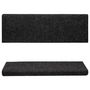 Voir la diapositive 4 : VIDAXL Tapis d'escalier 15 pcs Tissu aiguillete 65x21x4 cm Noir