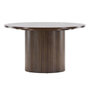 Voir la diapositive 1 : Paris Prix Table Basse Design Nervuré  Bianca  80cm Marron