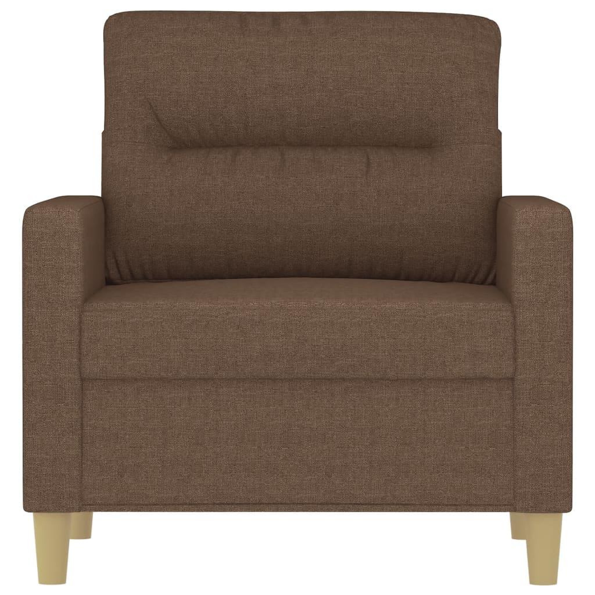 Voir la diapositive 3 : VIDAXL Fauteuil Marron 60 cm Tissu