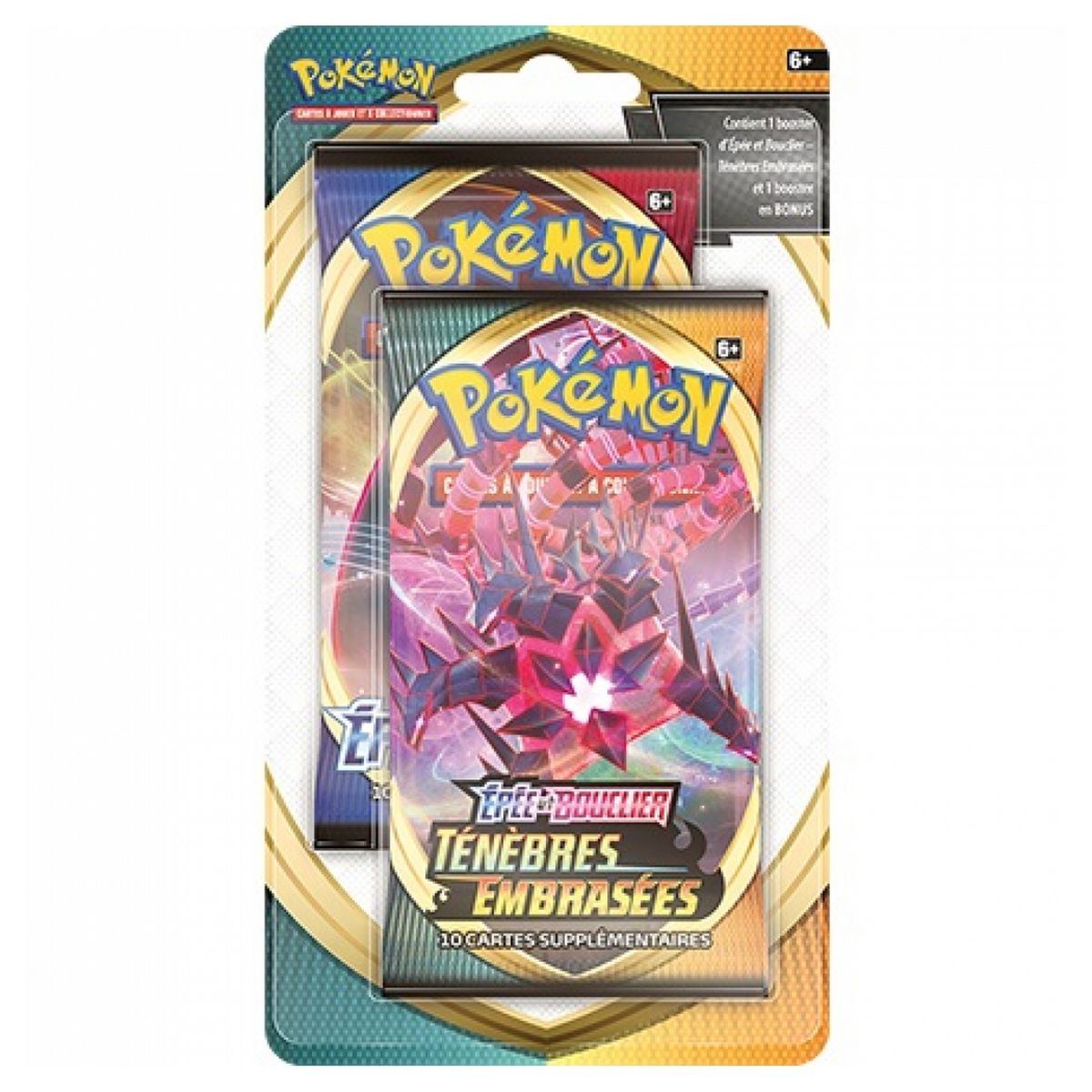 ASMODEE 10 cartes Pokémon Ténèbres embrasées Epée et Bouclier