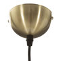 Voir la diapositive 6 : Paris Prix Lampe Suspension Sphère  Glamy  50cm Blanc & Or
