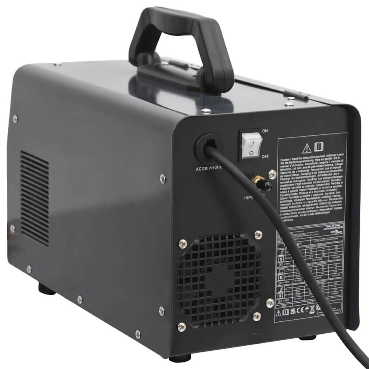 VIDAXL Machine a souder MIG / MMA / TIG 200 A