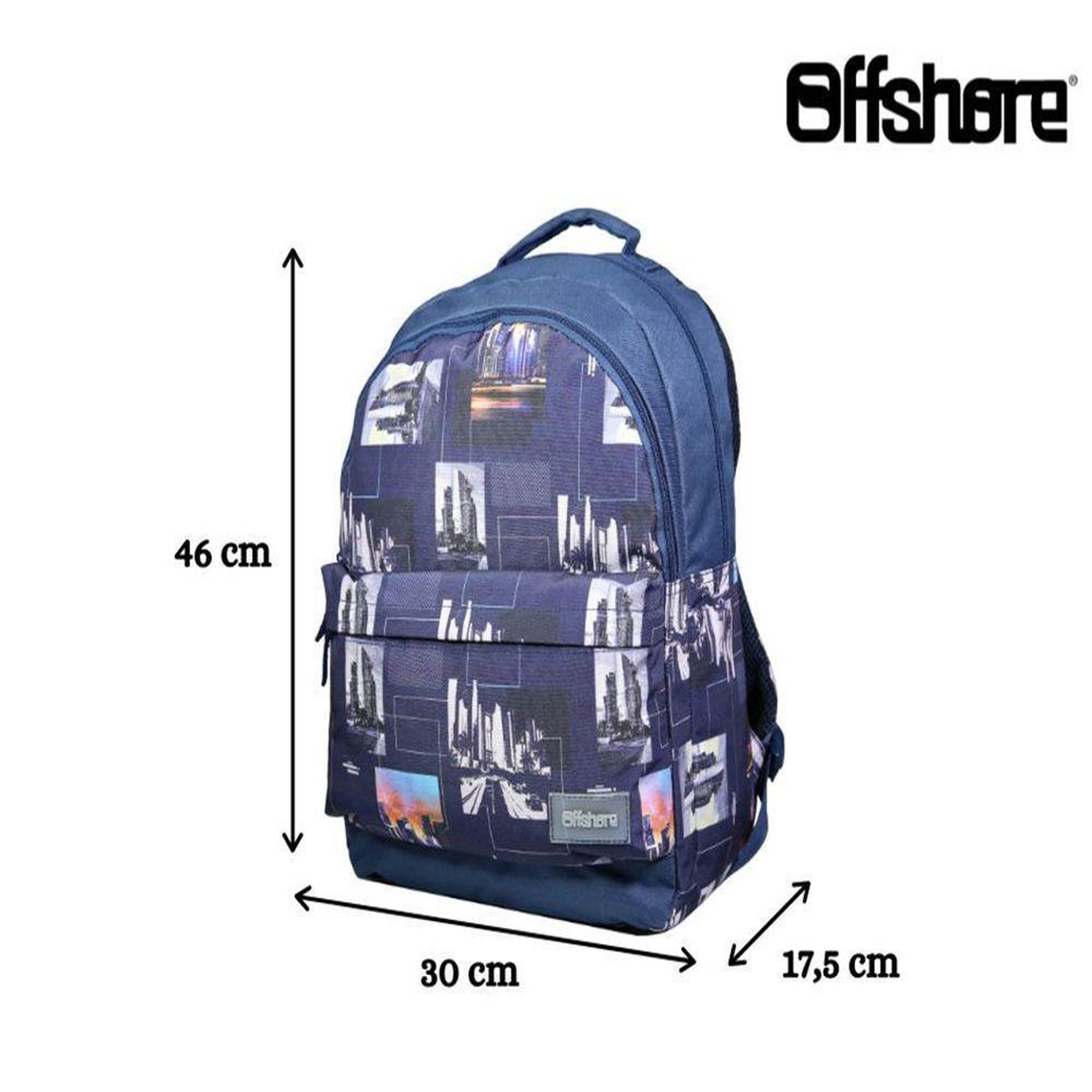 Voir la diapositive 6 : Bagtrotter BAGTROTTER Sac à dos 2 compartiments Offshore Ville City Bleu