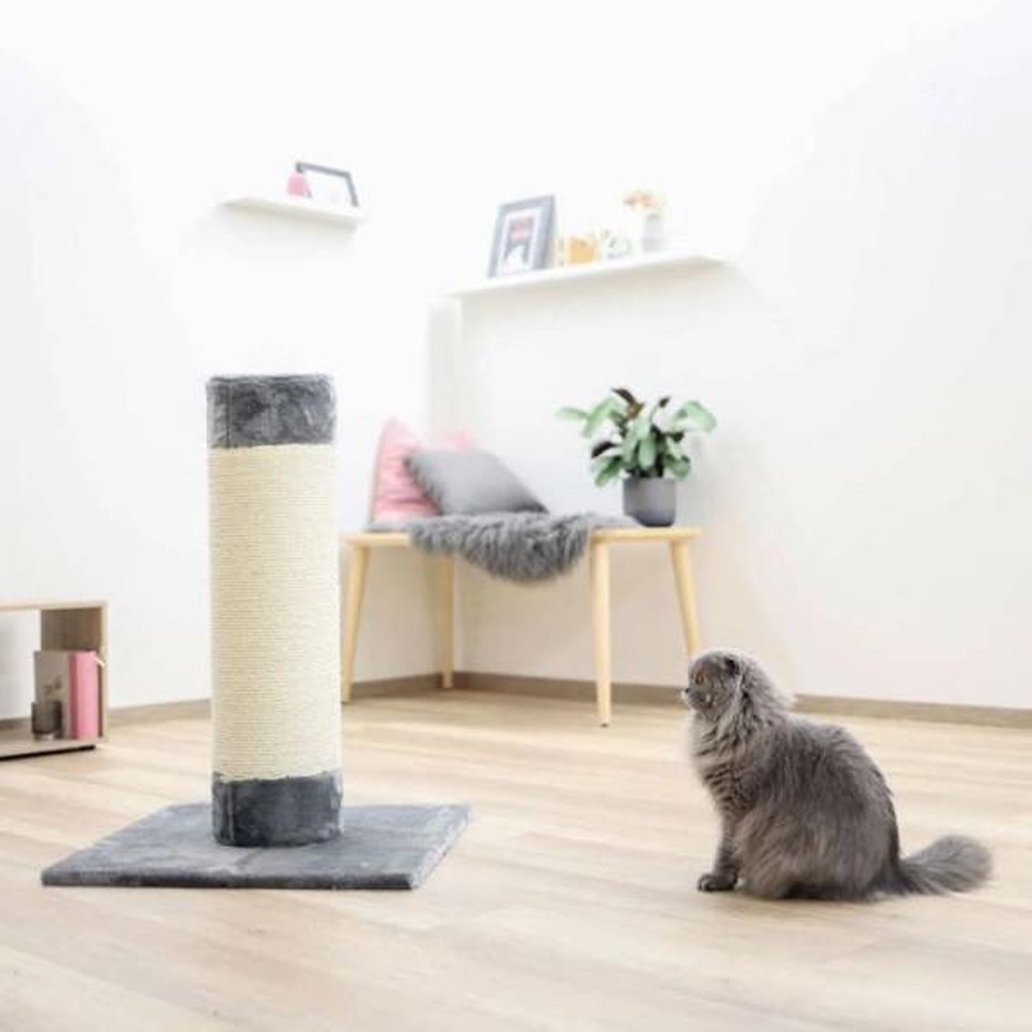 KERBL KERBL - Poteau griffoir tronc Opal Ultra 80 cm Gris
