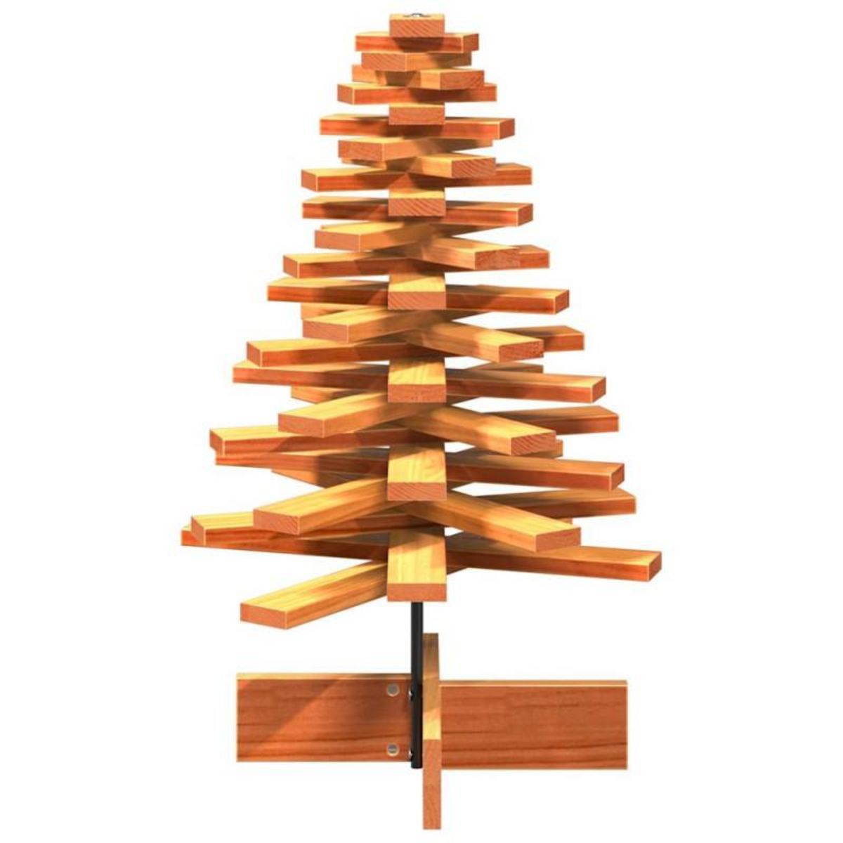 VIDAXL Arbre de Noël en bois pour décoration 80 cm bois de pin massif