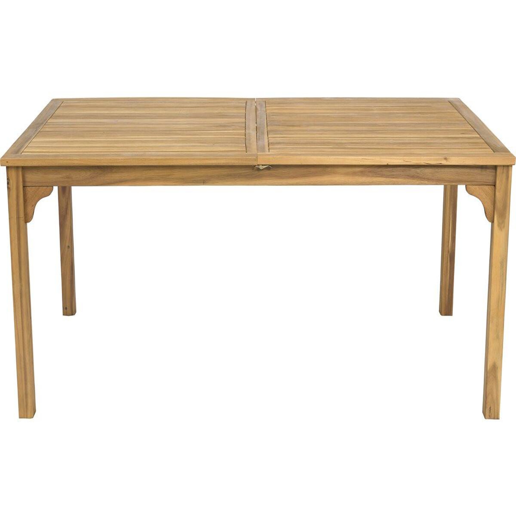 Voir la diapositive 4 : Habitat et Jardin Table de jardin extensible en bois 180/240 cm  Valladolid  – 6 à 10 places - Marron