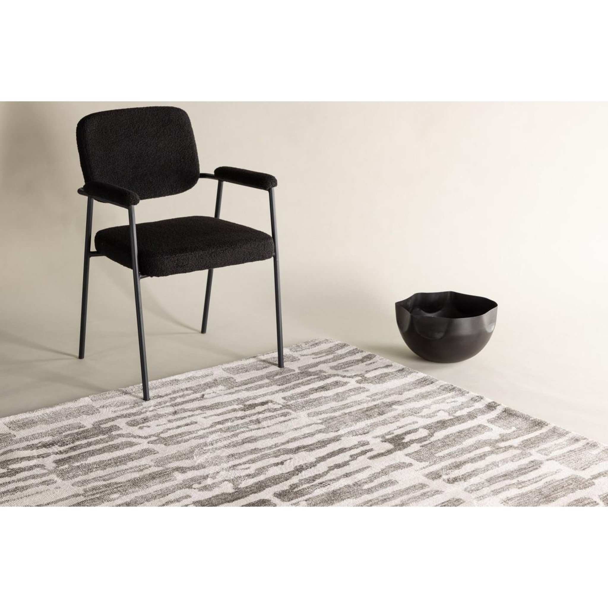 Voir la diapositive 6 : Paris Prix Tapis déco  milos  160x230cm gris
