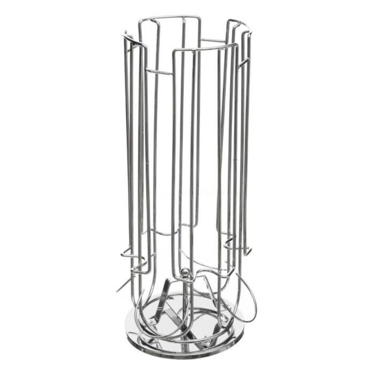 FIVE Porte 24 Capsules Rotatif  Coffee  31cm Argent