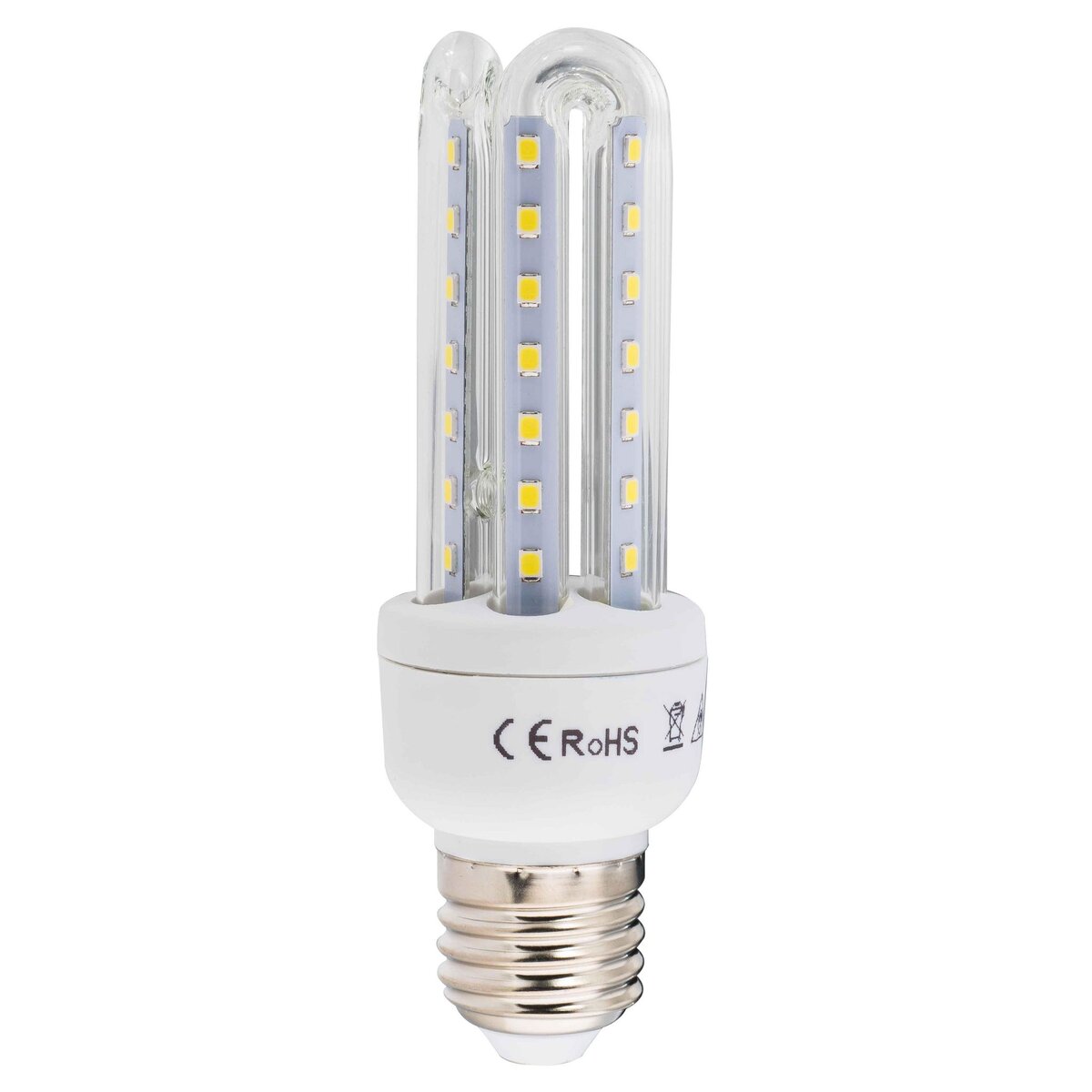 Ampoule led 3 tubes E27 14w blanc/froid pas cher Auchan.fr