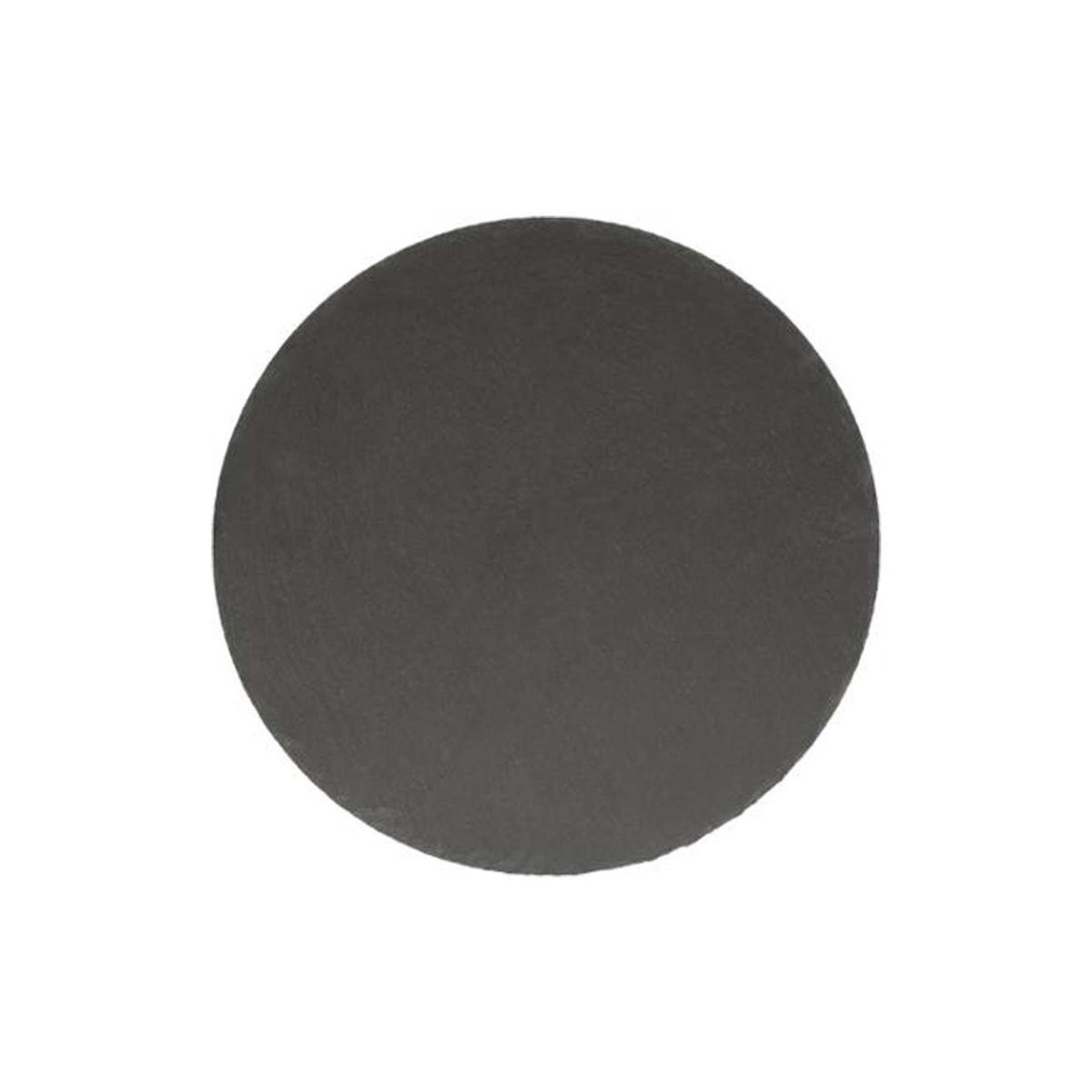 SECRET DE GOURMET Lot de 6 assiettes plates  ardoise  28cm gris