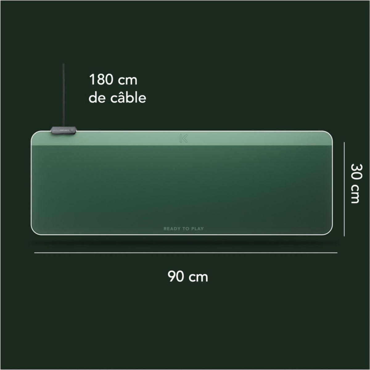 SKILLKORP Tapis de souris MM15 VERT XXL Progress