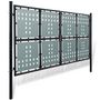 Voir la diapositive 2 : VIDAXL Portail simple de cloture Noir 300x200 cm