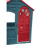 Voir la diapositive 4 : Habitat et Jardin Cabane enfant en plastique   FUN  - 140 x 111 x 115 cm - Bleu