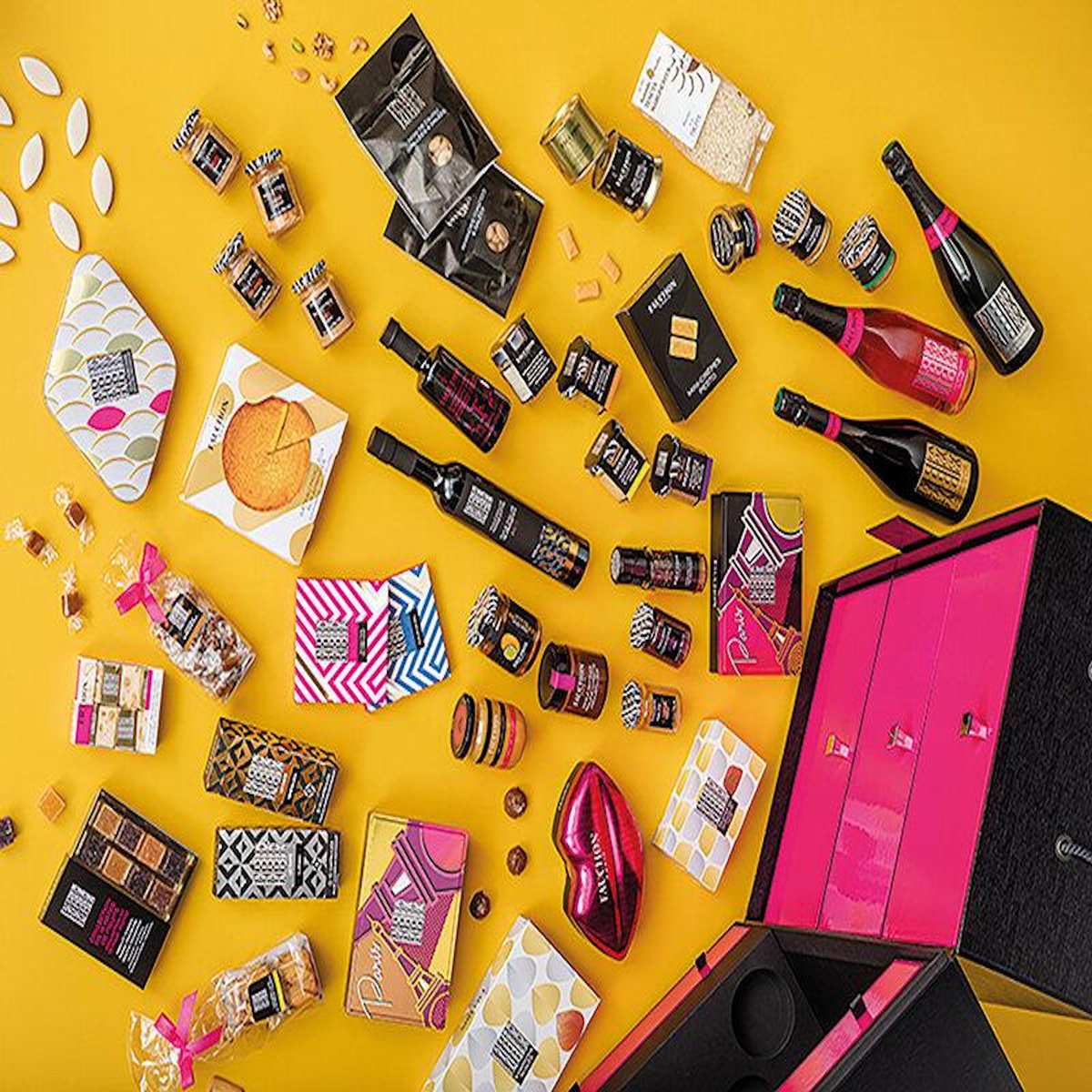 Smartbox Coffret Tentations Fauchon : assortiment de délices salés et sucrés livré à domicile - Coffret Cadeau Gastronomie