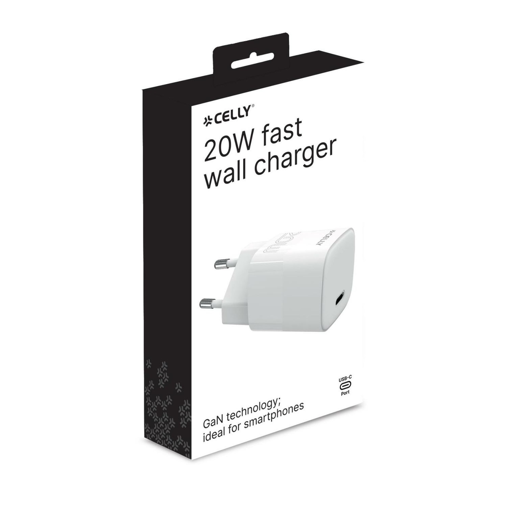 Voir la diapositive 3 : CELLY Celly TC1USBC20WEVOWH chargeur d'appareils mobiles Smartphone Blanc Secteur Charge rapide Intérieure