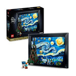 LEGO LEGO Ideas 21333 Vincent Van Gogh - La Nuit Étoilée, Reproduction de Tableau sur Toile