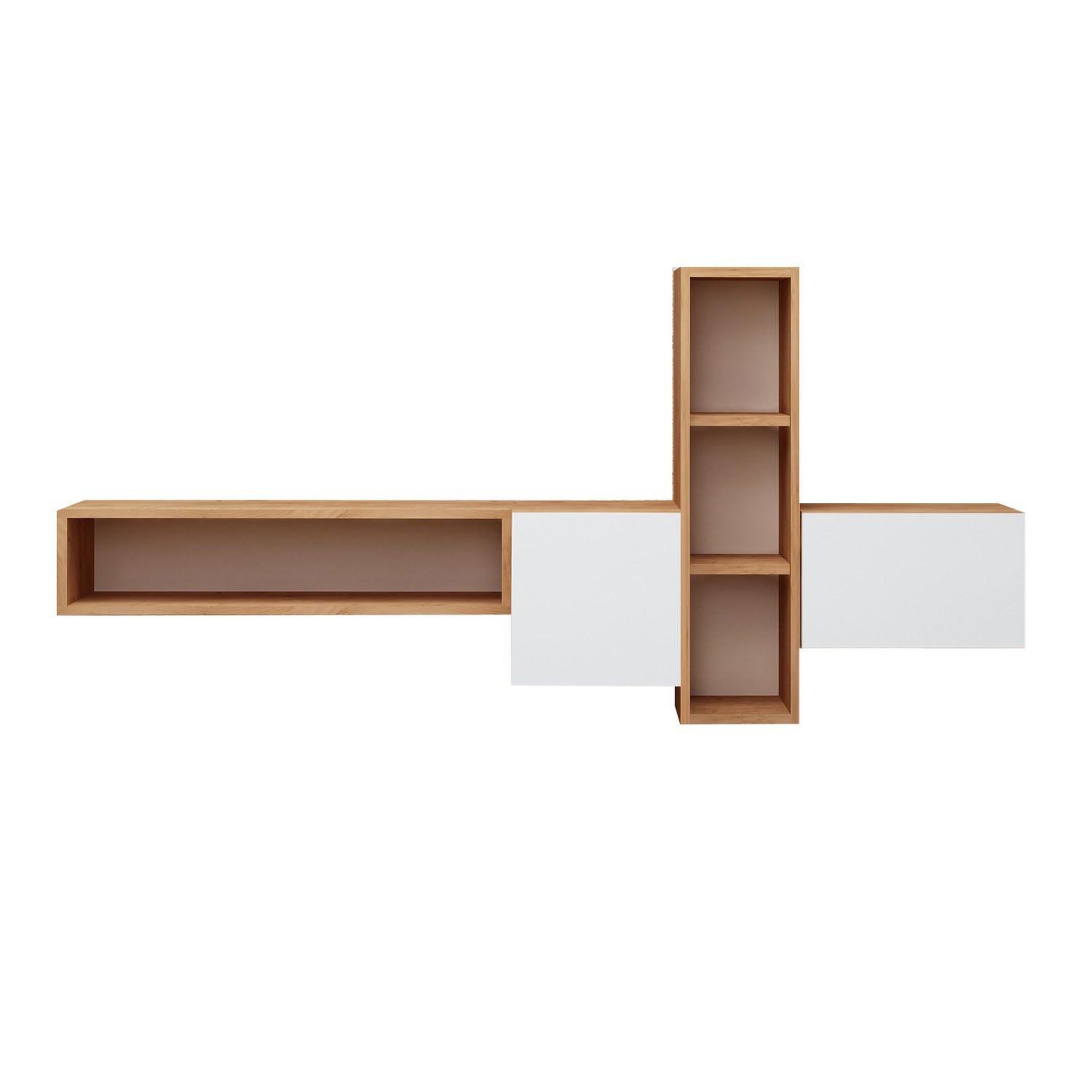 Habitat et Jardin Meuble tv en bois  kumkuat  - 160 x 35 x 70 cm - marron
