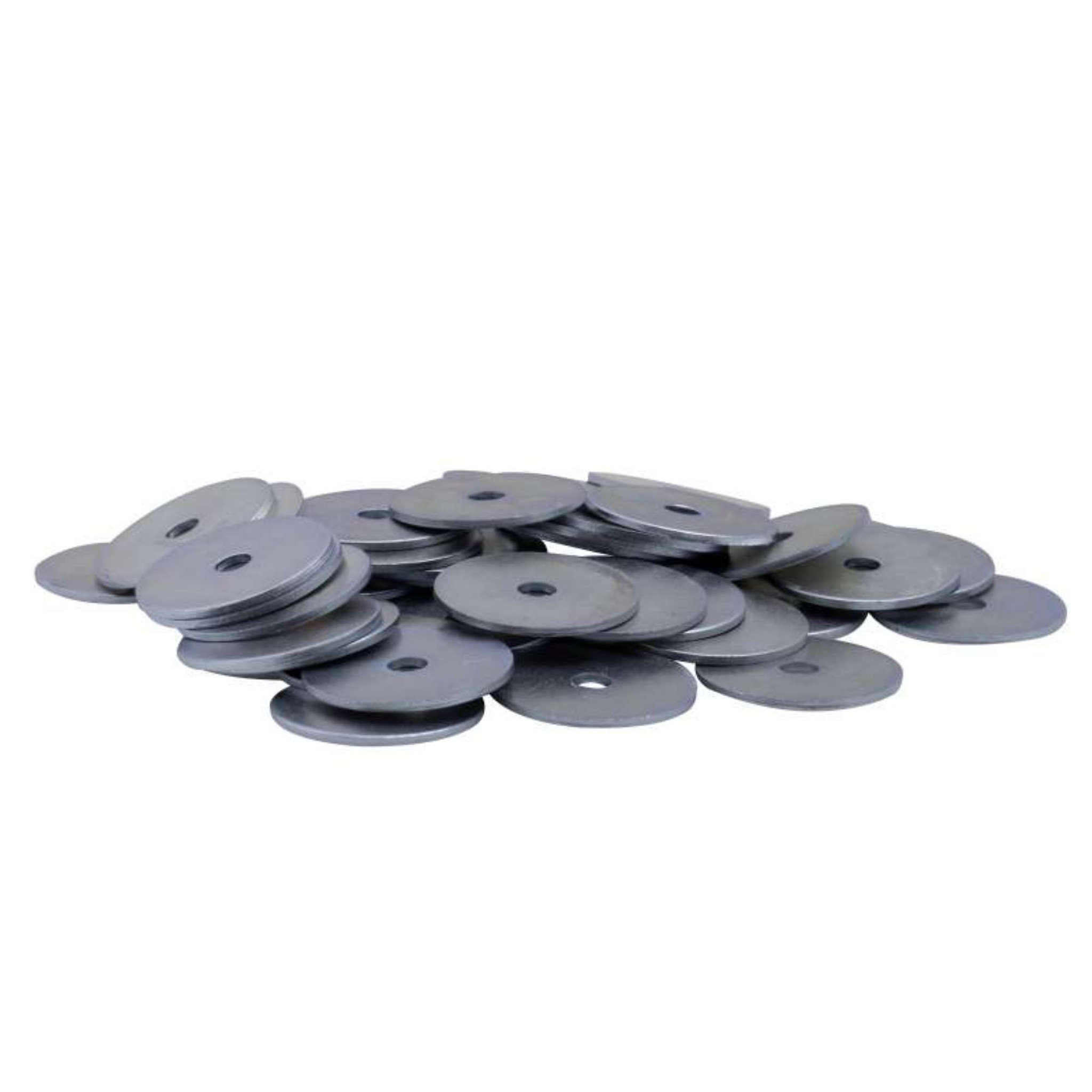 Voir la diapositive 5 :  Rondelle carrossier large zinguée Vissal Ø5x26x1,5mm   lot de 50 rondelles