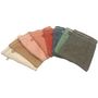 Voir la diapositive 1 : ACTUEL Lot de 2 gants de toilette unis en coton 450 g/m²