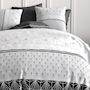 Voir la diapositive 2 : ATELIER DU COTON Parure De Couette 100%coton 57fils/cm2 - Casta