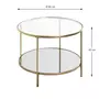 Paris Prix Table d'Appoint Design  Timana  60cm Or