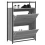 Voir la diapositive 1 : VIDAXL Armoire a chaussures sonoma gris 75x34x112 cm bois d'ingenierie