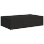 Voir la diapositive 4 : VIDAXL Etageres a tiroirs murales 2 pcs noir 40x23,5x10 cm MDF