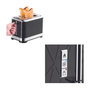 Voir la diapositive 2 : Russell Hobbs Russell Hobbs 28091-56 Toaster Grille-Pain Structure, Liftn Look, Fentes XL, Cuisson Ajustable, Rechauffe Viennoiseries - Noir