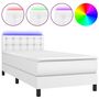 Voir la diapositive 2 : VIDAXL Sommier a lattes de lit avec matelas et LED Blanc 80x200 cm
