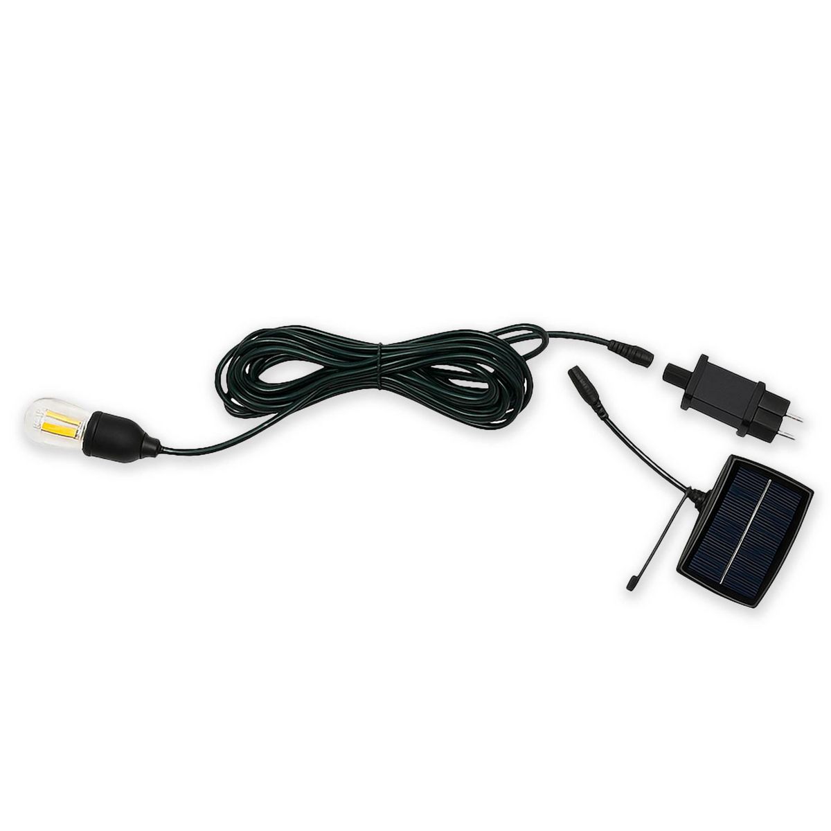 Lumisky Câble solaire ENNA Noir Plastique 5m