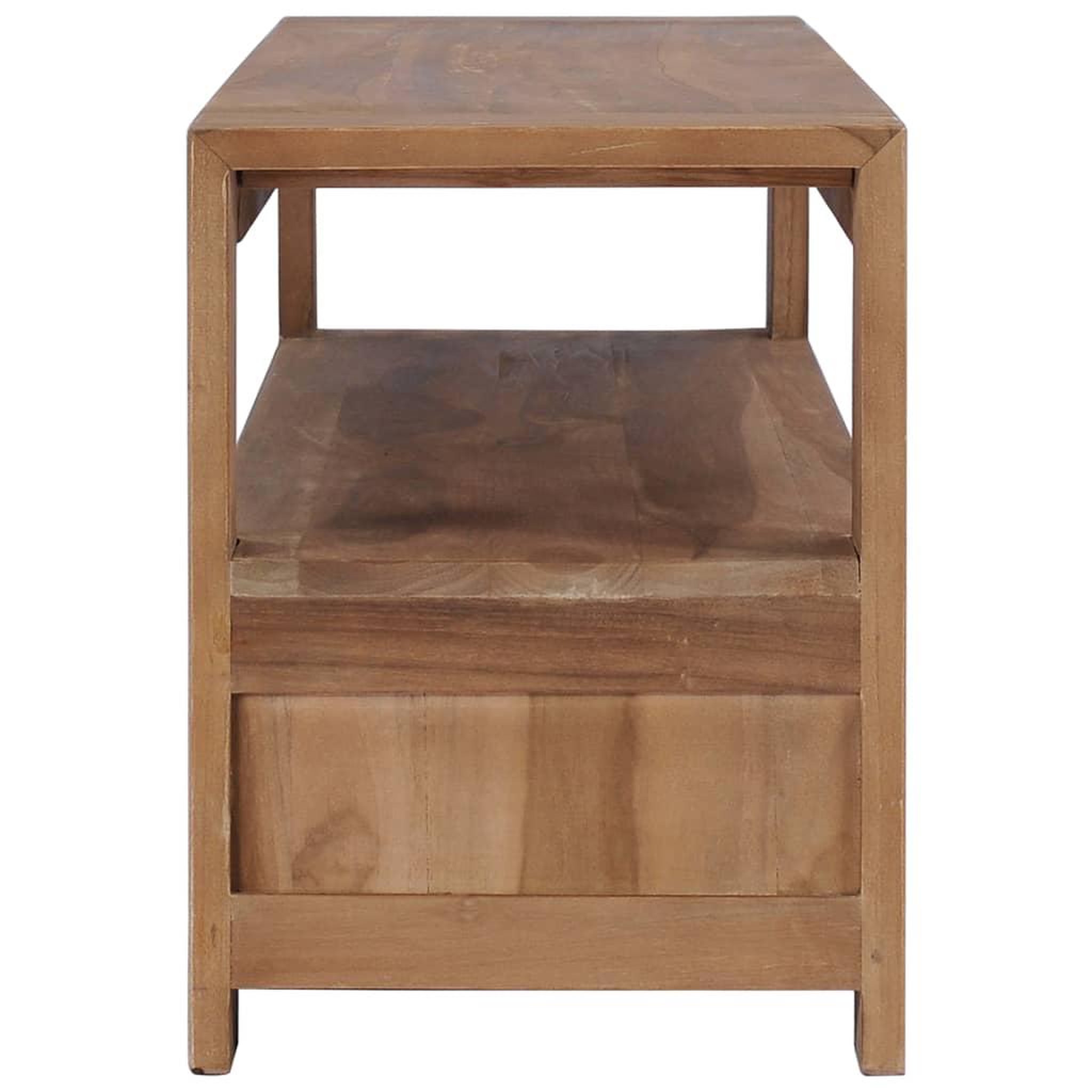 Voir la diapositive 4 : VIDAXL Meuble TV 120 x 30 x 40 cm Bois de teck massif