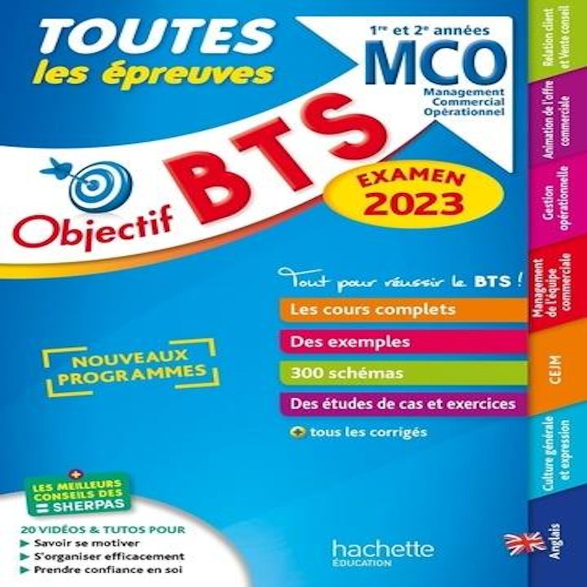 TOUTES LES MATIERES 1RE ET 2E ANNEES BTS MCO. EDITION 2023, Bonnefous Bruno