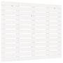 Voir la diapositive 2 : VIDAXL Tete de lit murale Blanc 126x3x91,5 cm Bois massif de pin