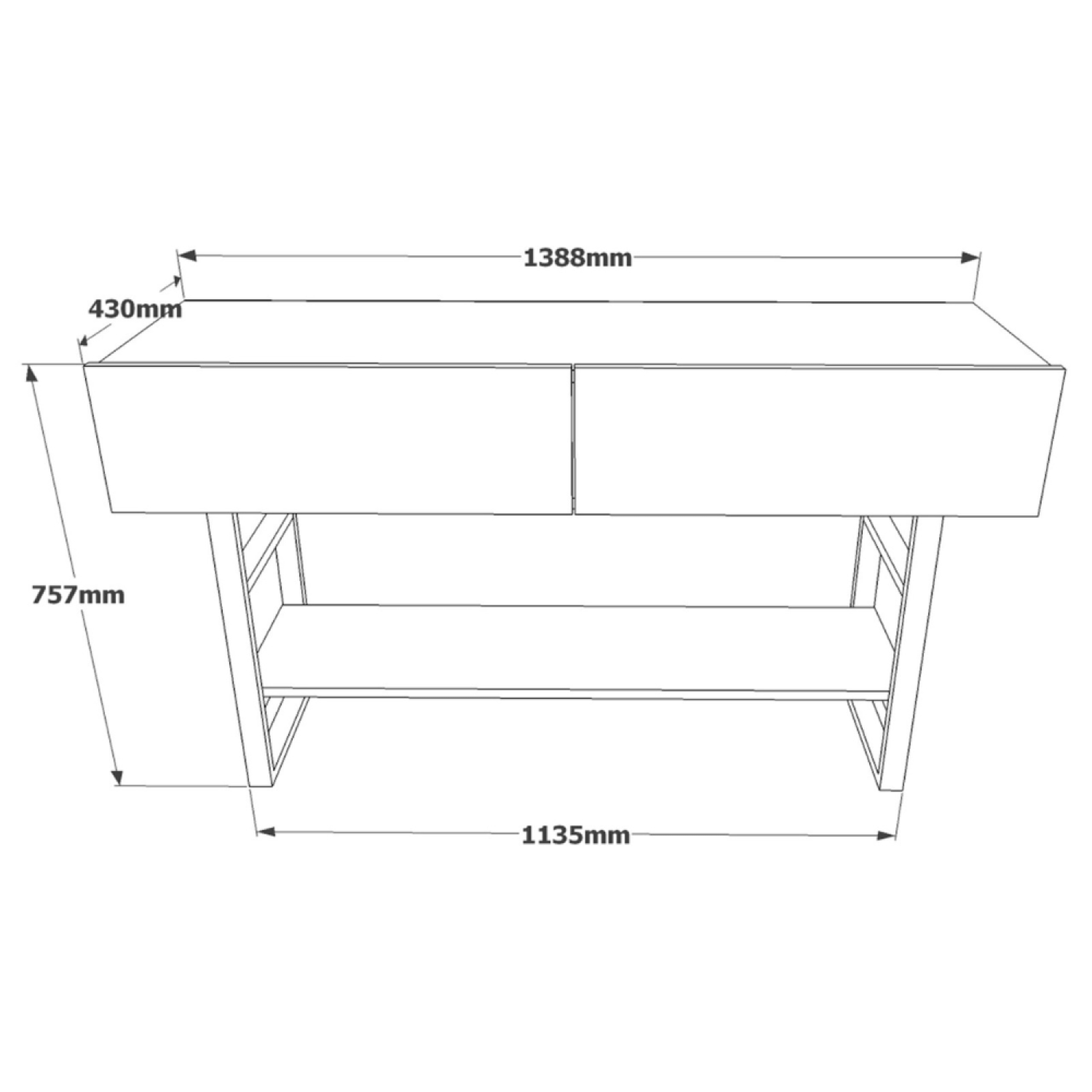 Voir la diapositive 6 : CONCEPT USINE Console style industriel tara