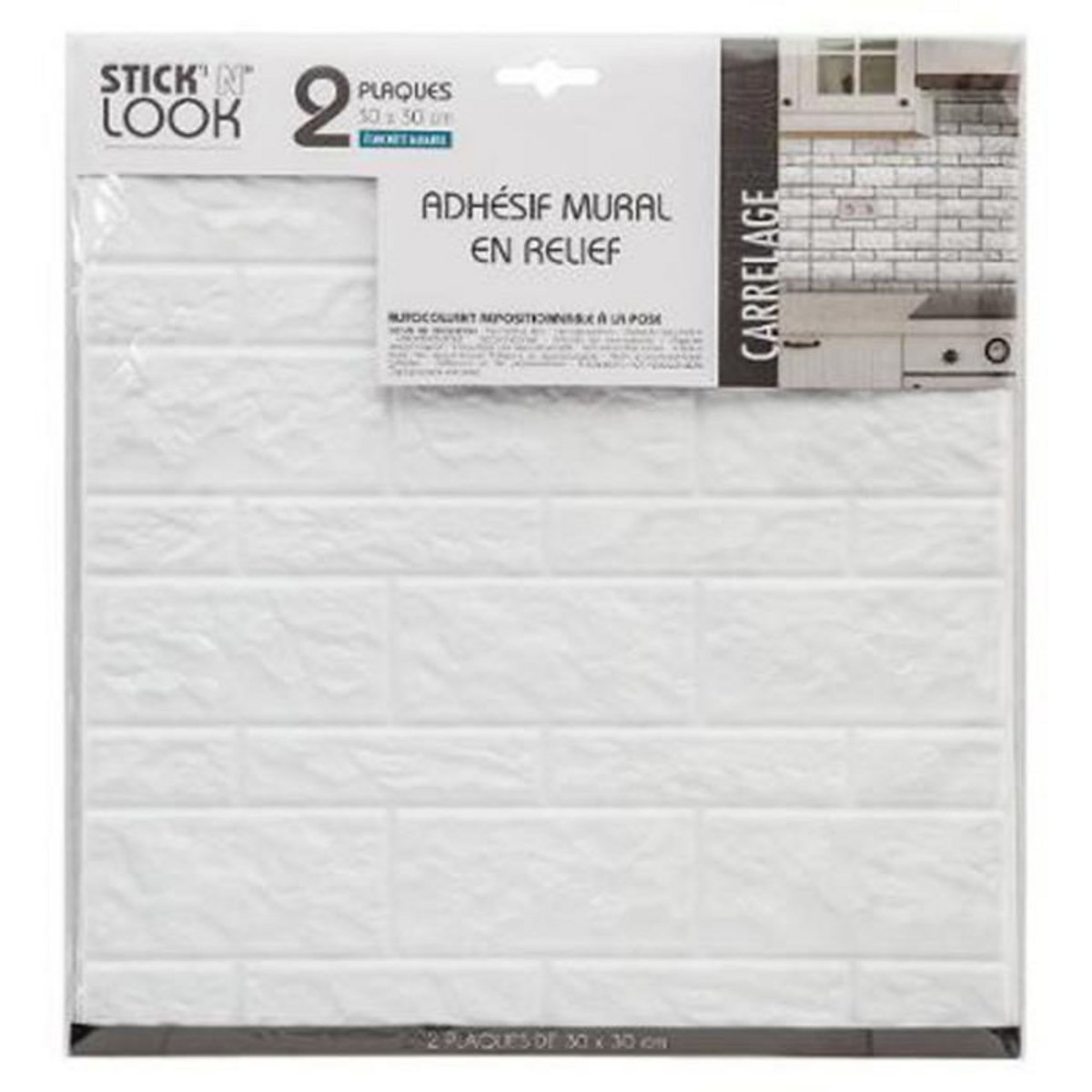 ATMOSPHERA 2 Stickers carrelage Mur - Blanc