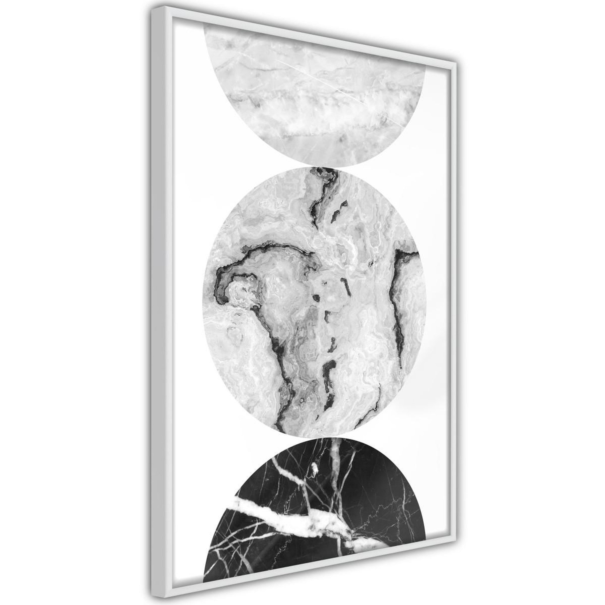 Paris Prix Affiche Murale Encadrée  Three Shades of Marble